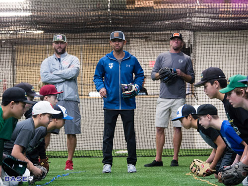 Coach Kai directs a fielding drill on Dec. 9, 2017.