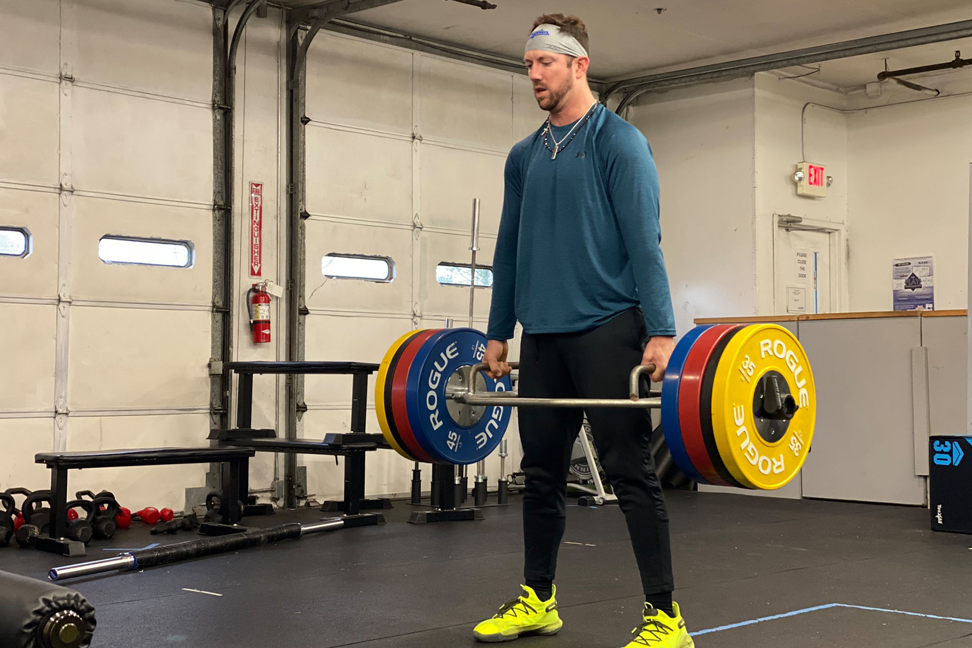 Steven Souza Jr. Deadlifts