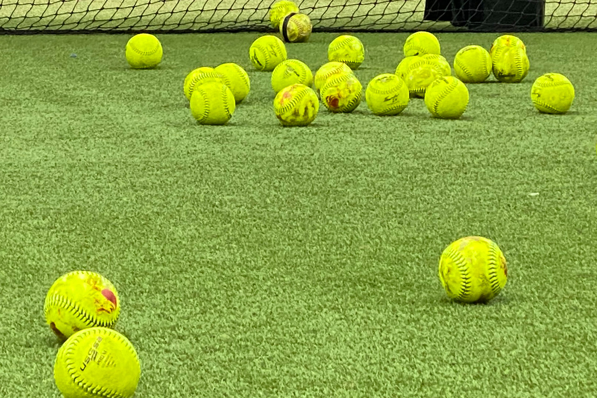 Softballs on Turf