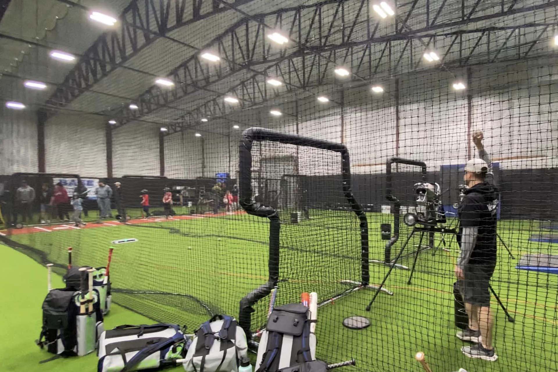 Hitting Off Pitching Machines in Skagit