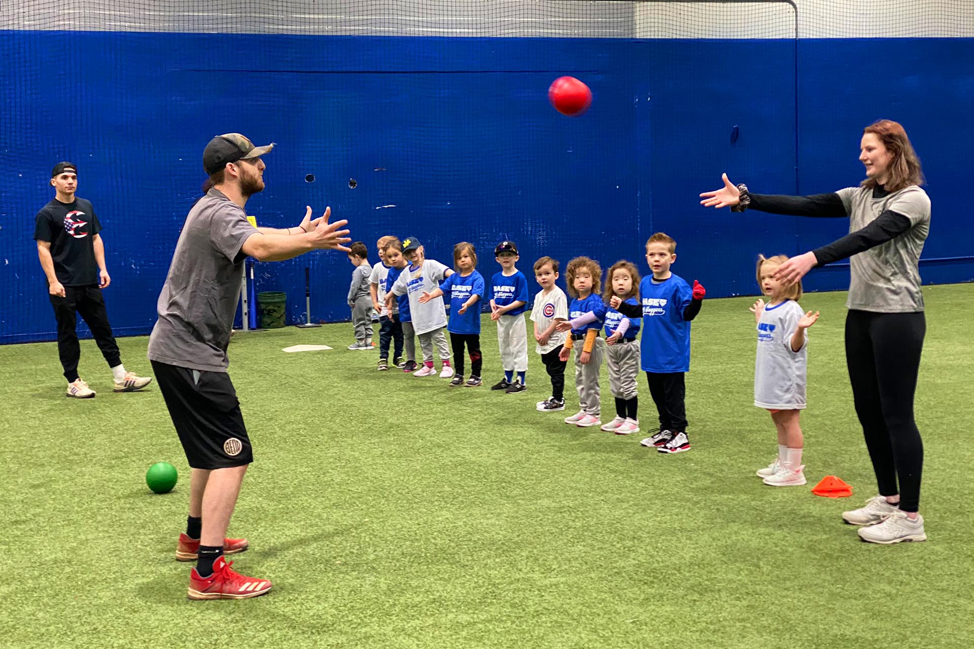 Teaching How to Catch at Lil' Sluggers (March 5, 2023)