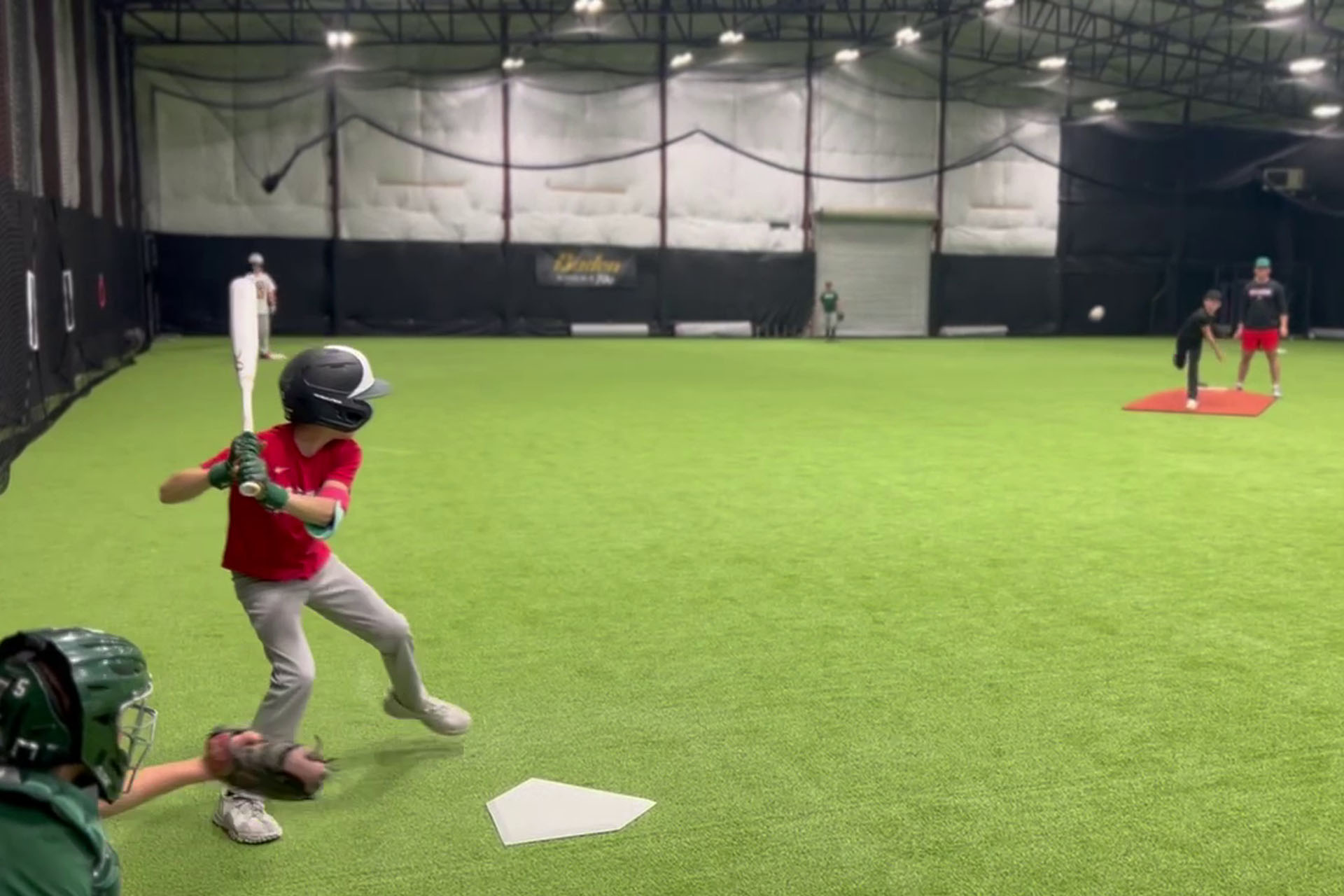 Pitching to a Batter at BASE by Pros - Skagit