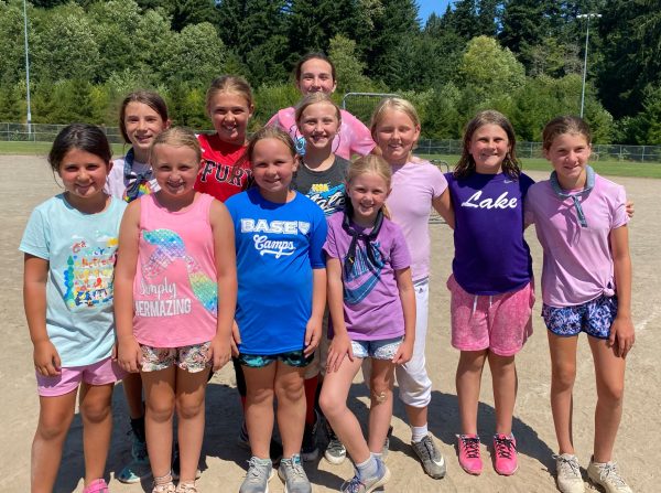 Softball Players at 2021 Summer Camp